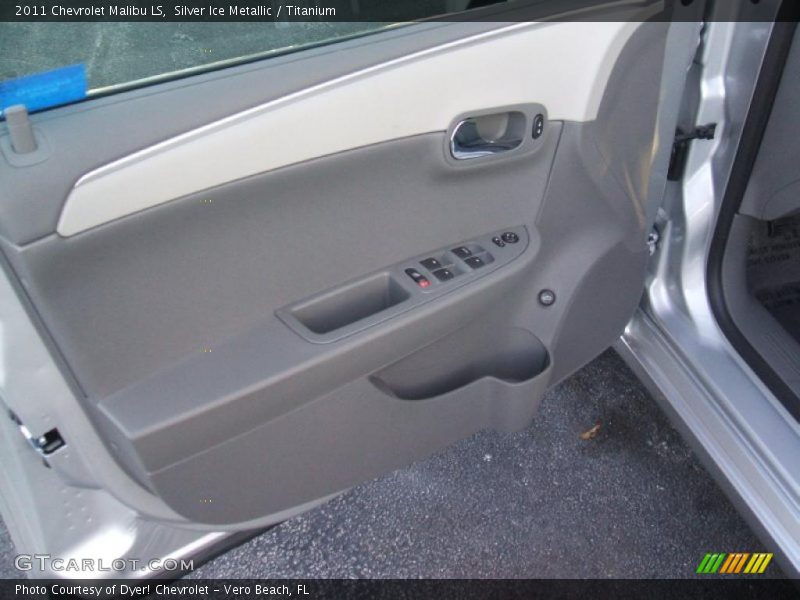 Silver Ice Metallic / Titanium 2011 Chevrolet Malibu LS