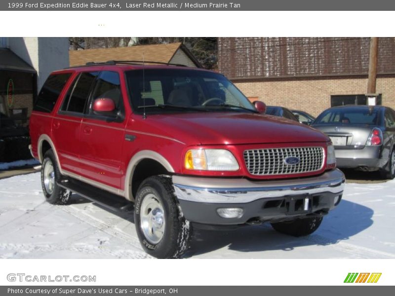 Laser Red Metallic / Medium Prairie Tan 1999 Ford Expedition Eddie Bauer 4x4