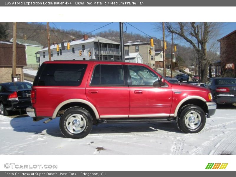 Laser Red Metallic / Medium Prairie Tan 1999 Ford Expedition Eddie Bauer 4x4