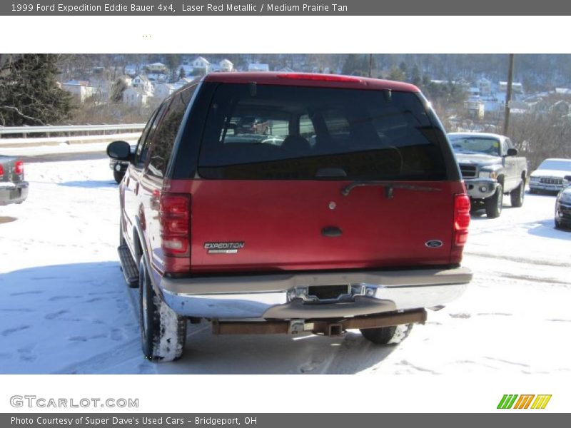 Laser Red Metallic / Medium Prairie Tan 1999 Ford Expedition Eddie Bauer 4x4