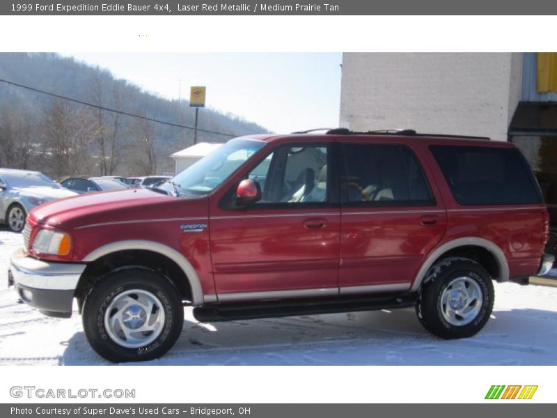 Laser Red Metallic / Medium Prairie Tan 1999 Ford Expedition Eddie Bauer 4x4