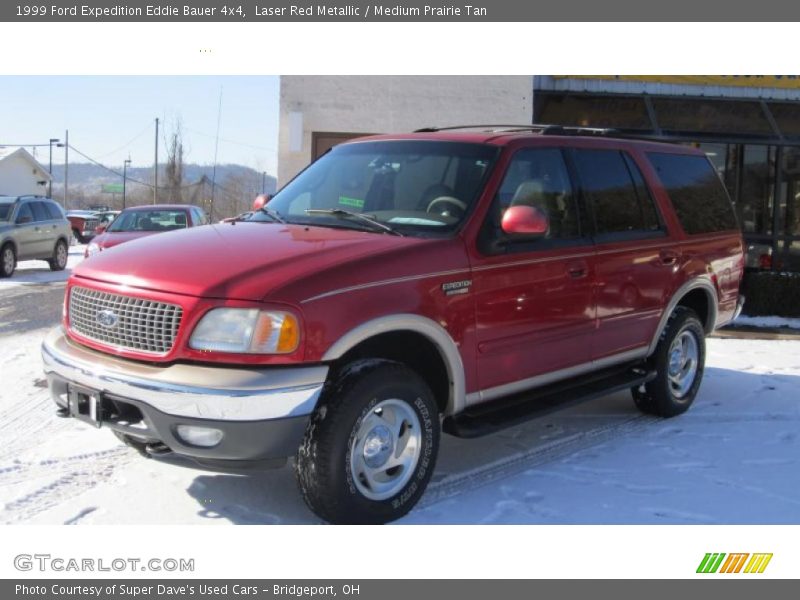 Laser Red Metallic / Medium Prairie Tan 1999 Ford Expedition Eddie Bauer 4x4