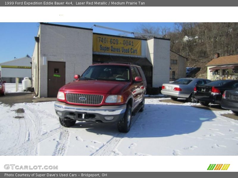 Laser Red Metallic / Medium Prairie Tan 1999 Ford Expedition Eddie Bauer 4x4