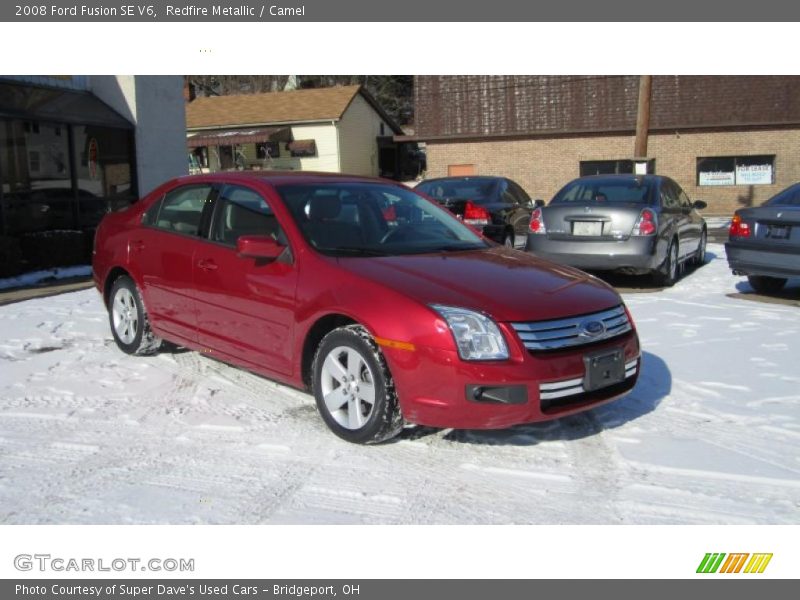 Redfire Metallic / Camel 2008 Ford Fusion SE V6