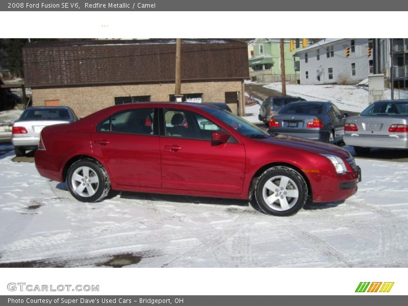 Redfire Metallic / Camel 2008 Ford Fusion SE V6