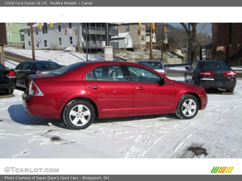 Redfire Metallic / Camel 2008 Ford Fusion SE V6