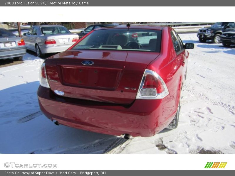 Redfire Metallic / Camel 2008 Ford Fusion SE V6