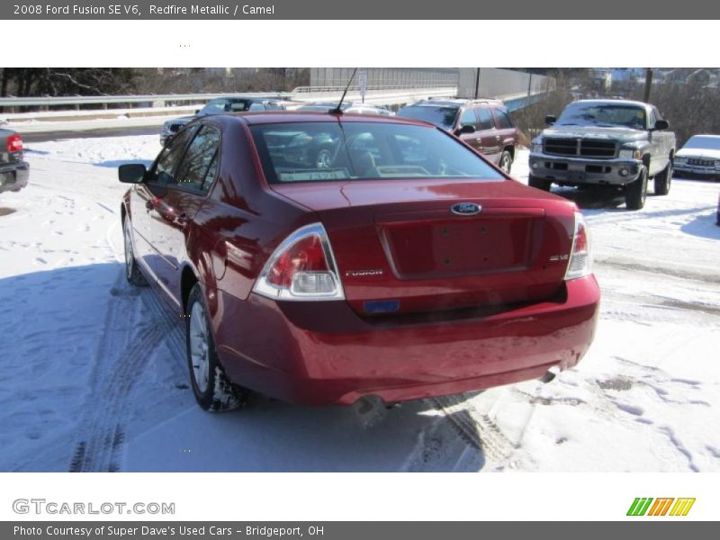Redfire Metallic / Camel 2008 Ford Fusion SE V6