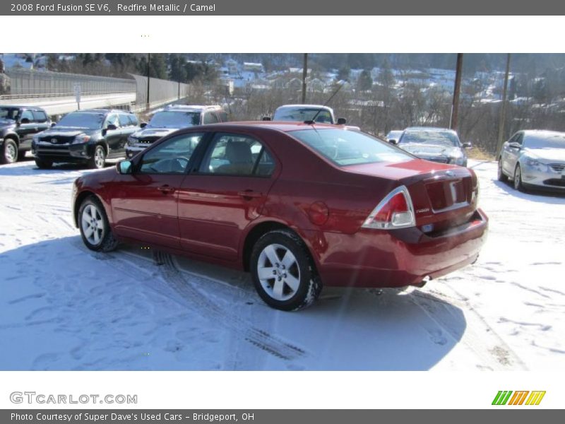 Redfire Metallic / Camel 2008 Ford Fusion SE V6