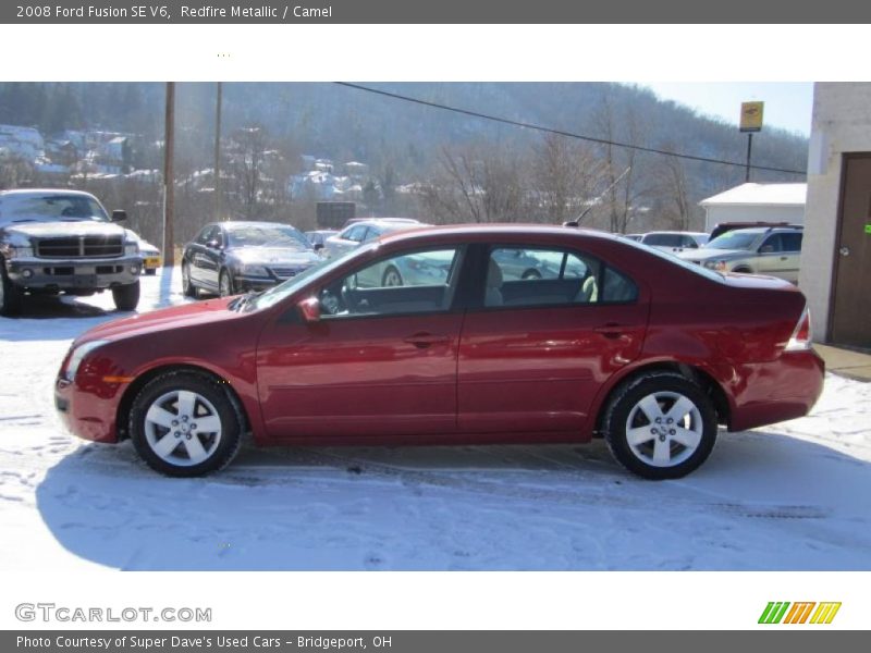 Redfire Metallic / Camel 2008 Ford Fusion SE V6
