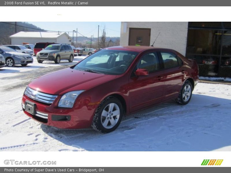 Redfire Metallic / Camel 2008 Ford Fusion SE V6