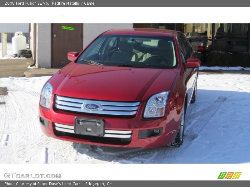Redfire Metallic / Camel 2008 Ford Fusion SE V6