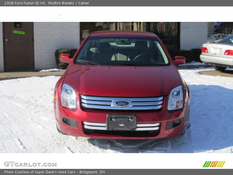 Redfire Metallic / Camel 2008 Ford Fusion SE V6