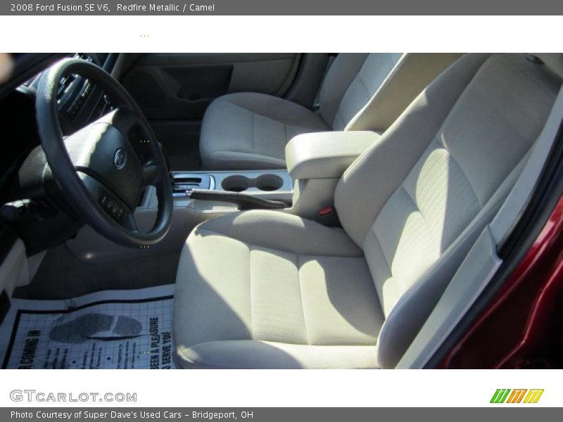 Redfire Metallic / Camel 2008 Ford Fusion SE V6