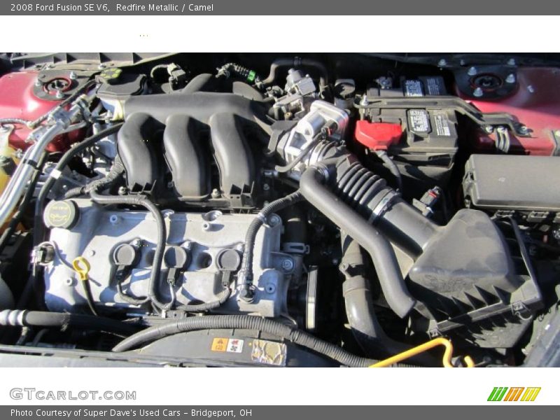 Redfire Metallic / Camel 2008 Ford Fusion SE V6