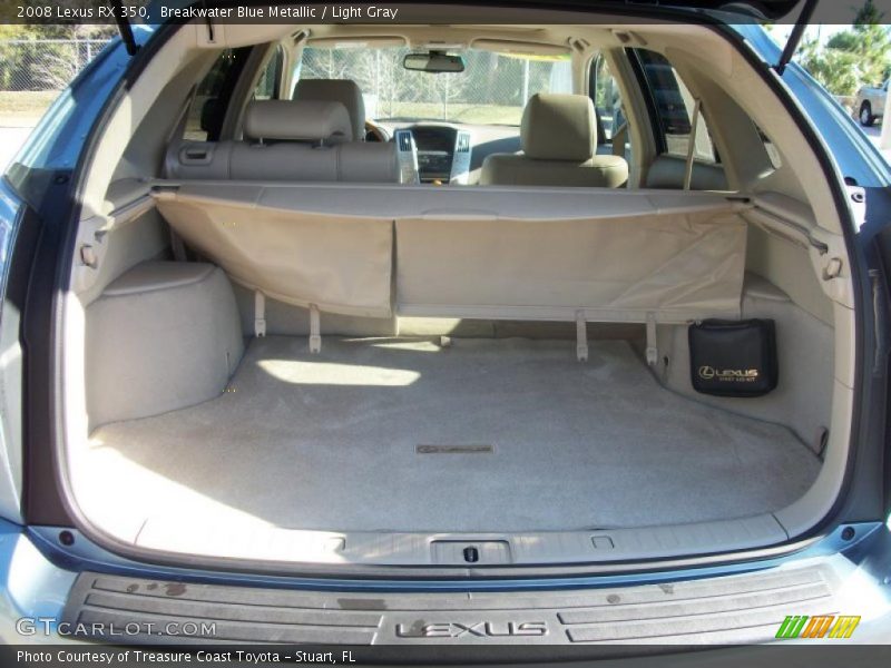 Breakwater Blue Metallic / Light Gray 2008 Lexus RX 350