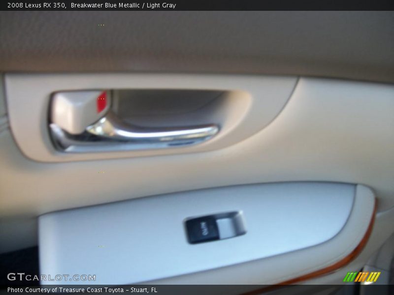 Breakwater Blue Metallic / Light Gray 2008 Lexus RX 350