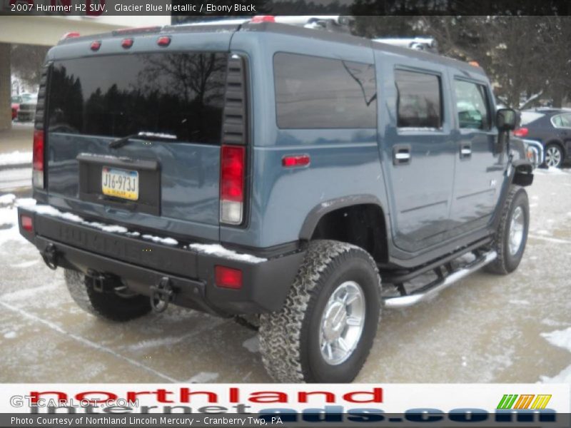 Glacier Blue Metallic / Ebony Black 2007 Hummer H2 SUV