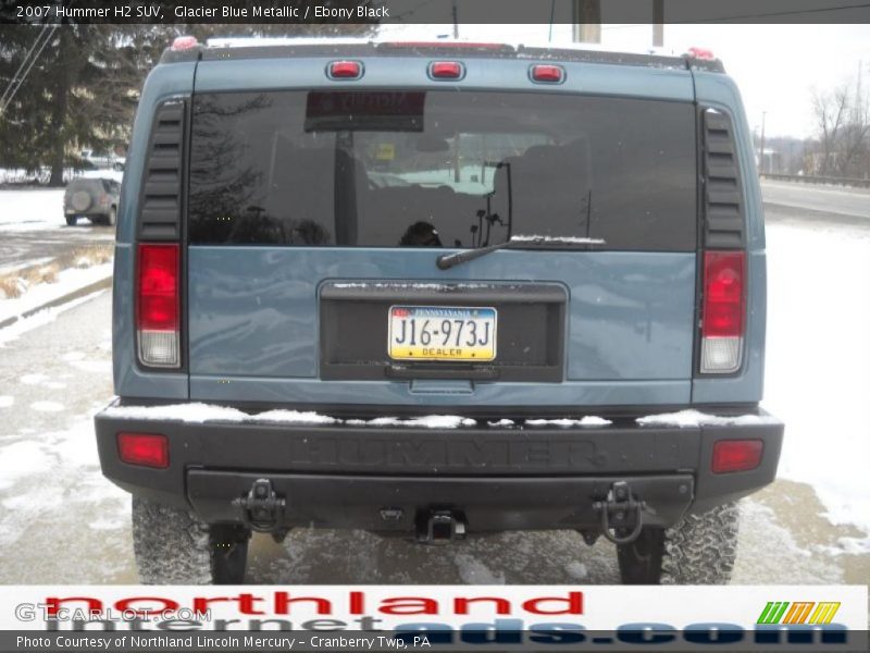 Glacier Blue Metallic / Ebony Black 2007 Hummer H2 SUV