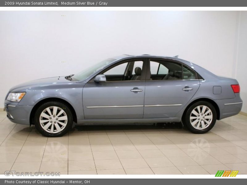 Medium Silver Blue / Gray 2009 Hyundai Sonata Limited