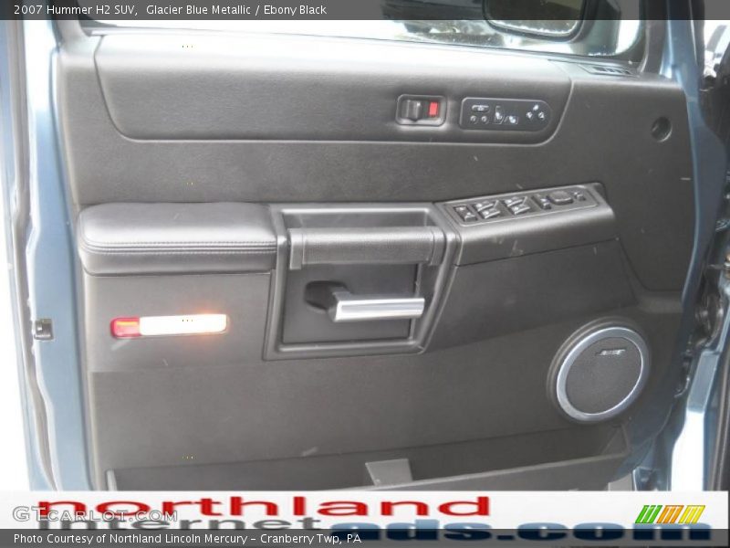 Glacier Blue Metallic / Ebony Black 2007 Hummer H2 SUV