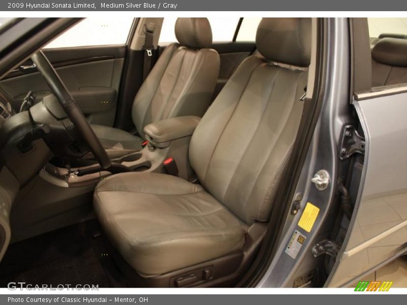 Medium Silver Blue / Gray 2009 Hyundai Sonata Limited