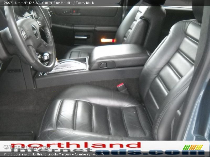 Glacier Blue Metallic / Ebony Black 2007 Hummer H2 SUV