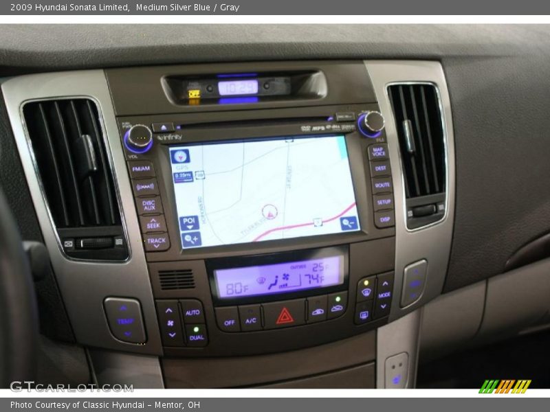 Medium Silver Blue / Gray 2009 Hyundai Sonata Limited