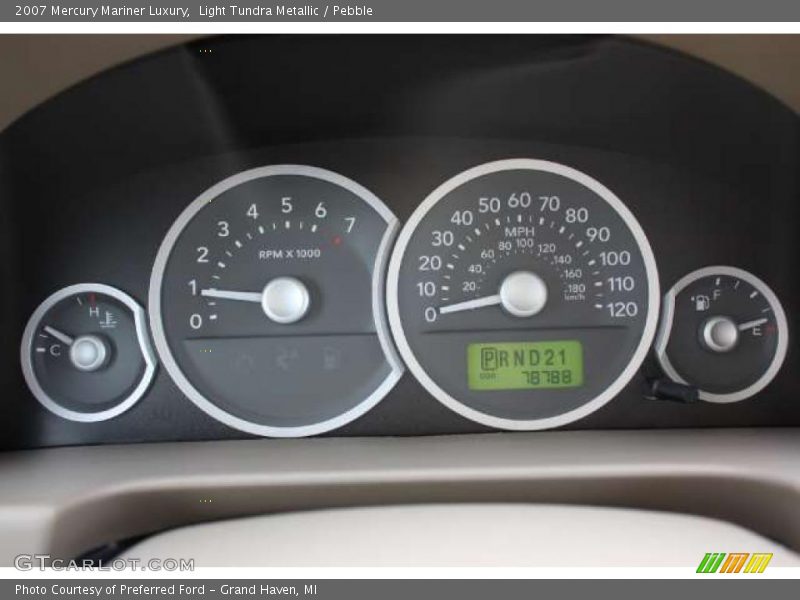  2007 Mariner Luxury Luxury Gauges
