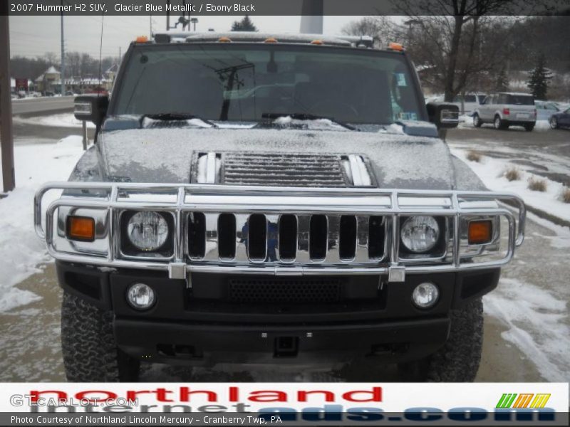 Glacier Blue Metallic / Ebony Black 2007 Hummer H2 SUV