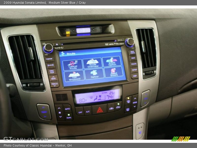 Medium Silver Blue / Gray 2009 Hyundai Sonata Limited
