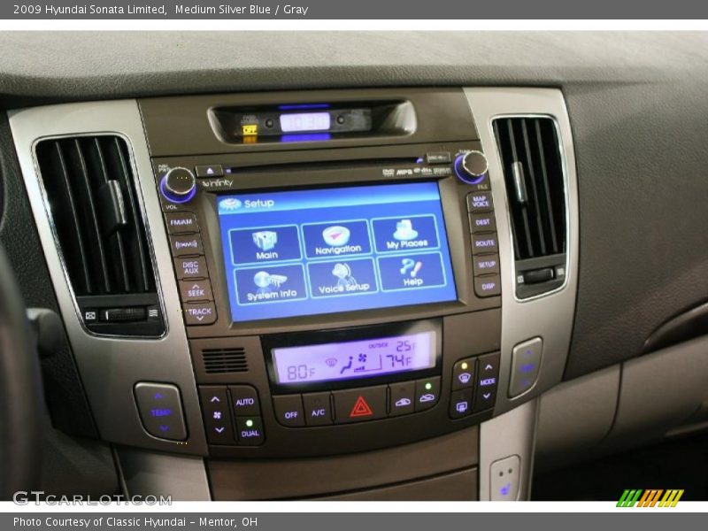 Medium Silver Blue / Gray 2009 Hyundai Sonata Limited