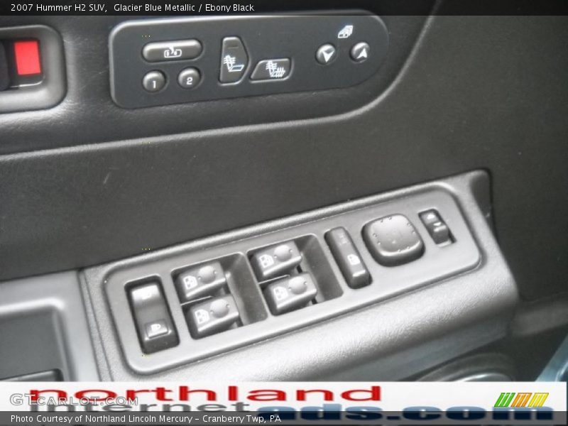 Glacier Blue Metallic / Ebony Black 2007 Hummer H2 SUV