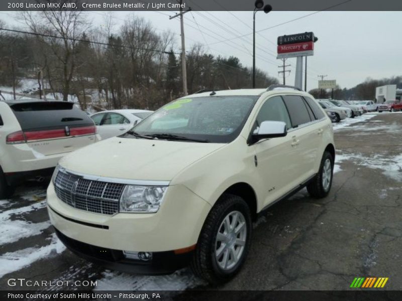 Creme Brulee Metallic / Light Camel 2008 Lincoln MKX AWD