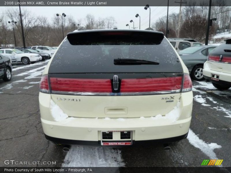 Creme Brulee Metallic / Light Camel 2008 Lincoln MKX AWD