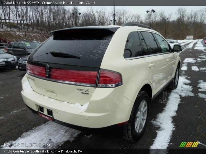 Creme Brulee Metallic / Light Camel 2008 Lincoln MKX AWD