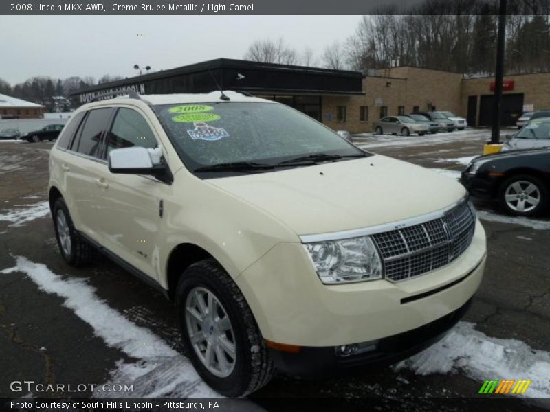Creme Brulee Metallic / Light Camel 2008 Lincoln MKX AWD