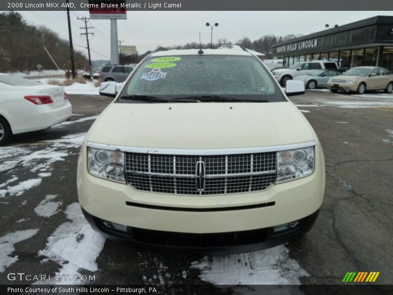 Creme Brulee Metallic / Light Camel 2008 Lincoln MKX AWD