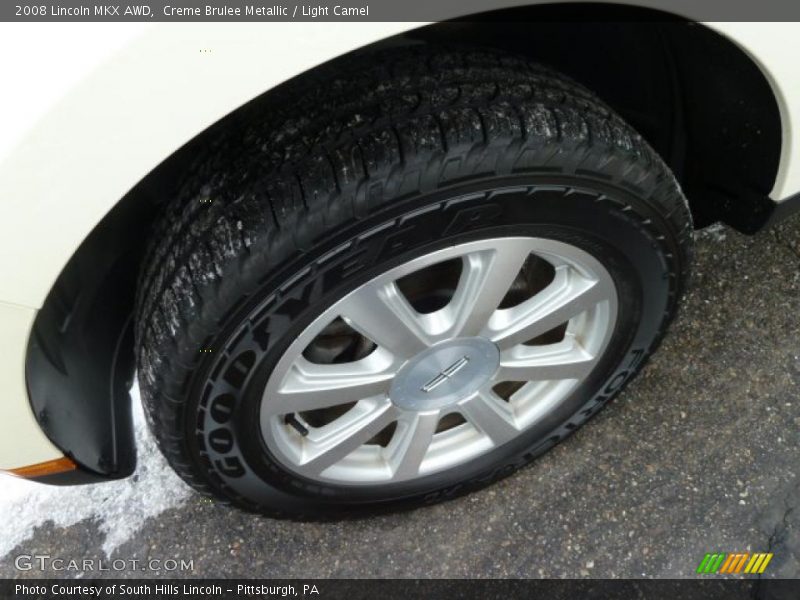 Creme Brulee Metallic / Light Camel 2008 Lincoln MKX AWD
