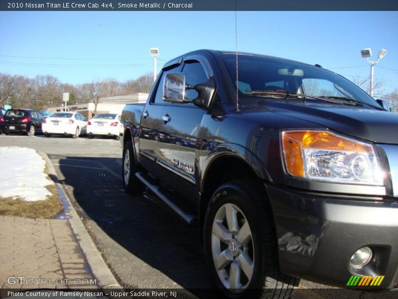 Smoke Metallic / Charcoal 2010 Nissan Titan LE Crew Cab 4x4