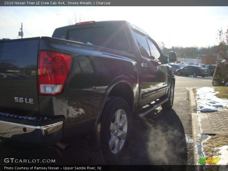 Smoke Metallic / Charcoal 2010 Nissan Titan LE Crew Cab 4x4