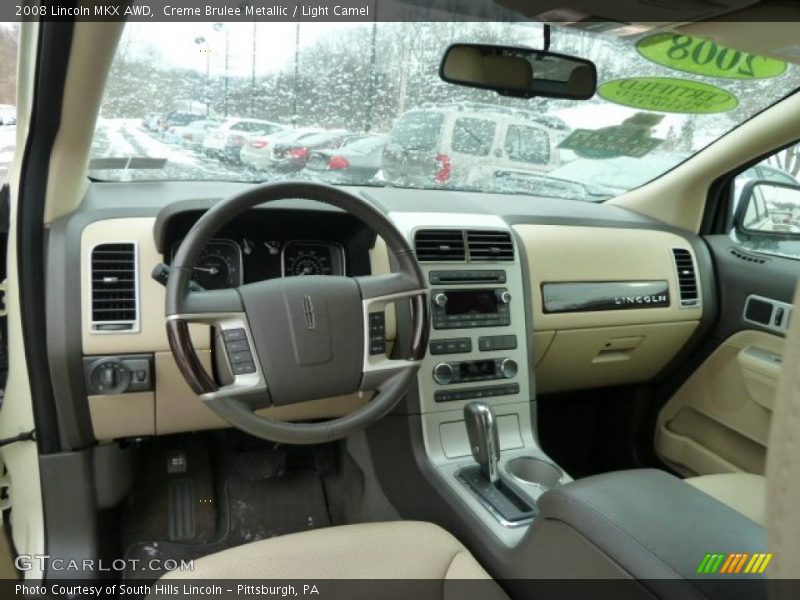 Creme Brulee Metallic / Light Camel 2008 Lincoln MKX AWD