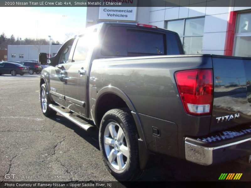 Smoke Metallic / Charcoal 2010 Nissan Titan LE Crew Cab 4x4