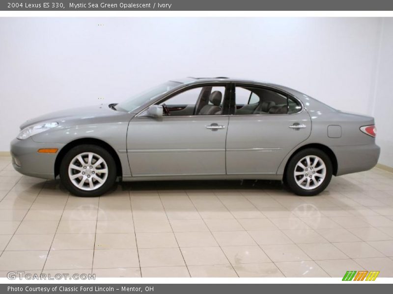Mystic Sea Green Opalescent / Ivory 2004 Lexus ES 330
