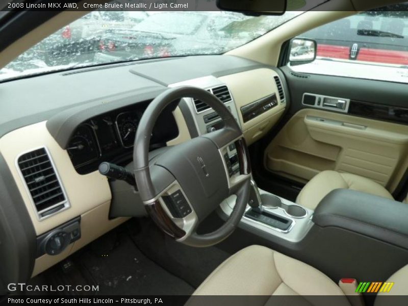 Creme Brulee Metallic / Light Camel 2008 Lincoln MKX AWD