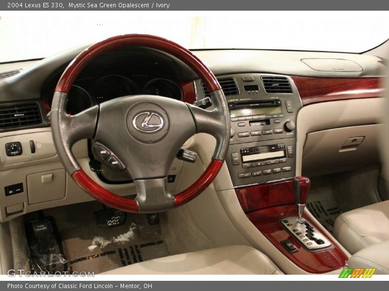 Mystic Sea Green Opalescent / Ivory 2004 Lexus ES 330