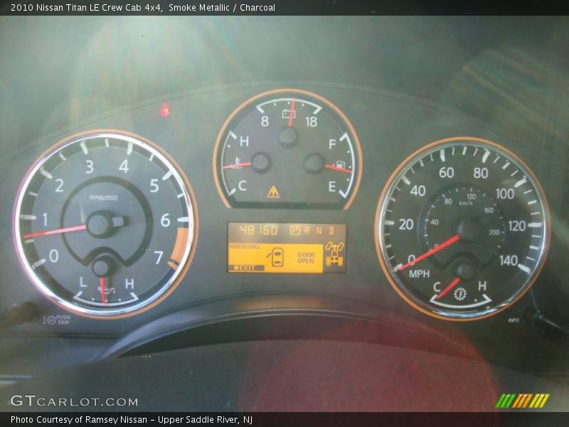 Smoke Metallic / Charcoal 2010 Nissan Titan LE Crew Cab 4x4