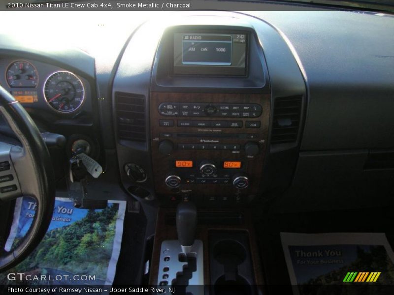 Smoke Metallic / Charcoal 2010 Nissan Titan LE Crew Cab 4x4