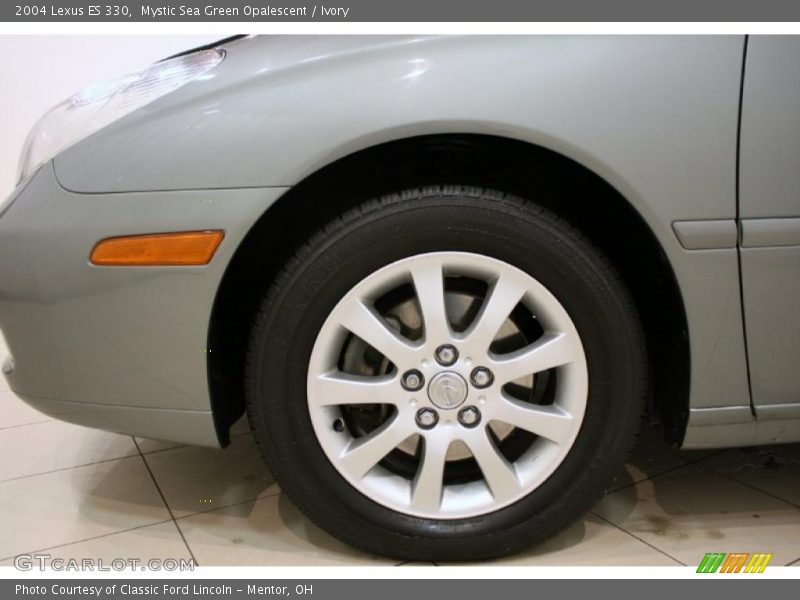 Mystic Sea Green Opalescent / Ivory 2004 Lexus ES 330
