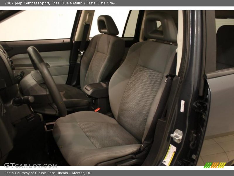 Steel Blue Metallic / Pastel Slate Gray 2007 Jeep Compass Sport
